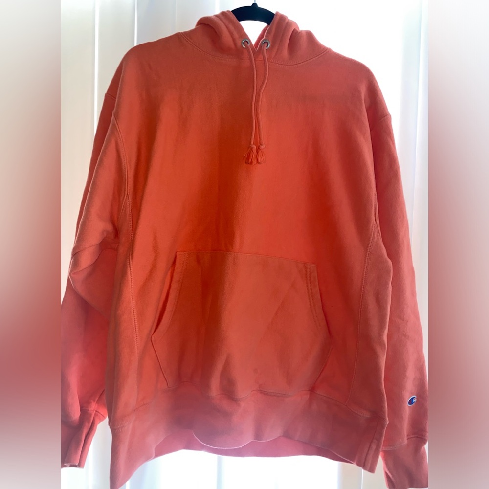 SALMON colored Champion Hoodie